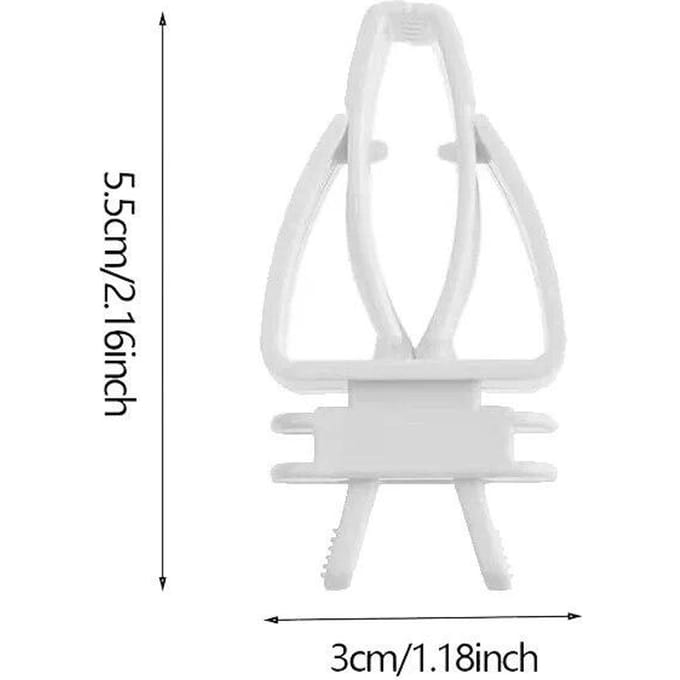 Support de nourriture pour petits oiseaux de compagnie, mignon, pince pour perroquet, os de seiche, dispositif d'alimentation, pince, accessoires pour cage à oiseaux white