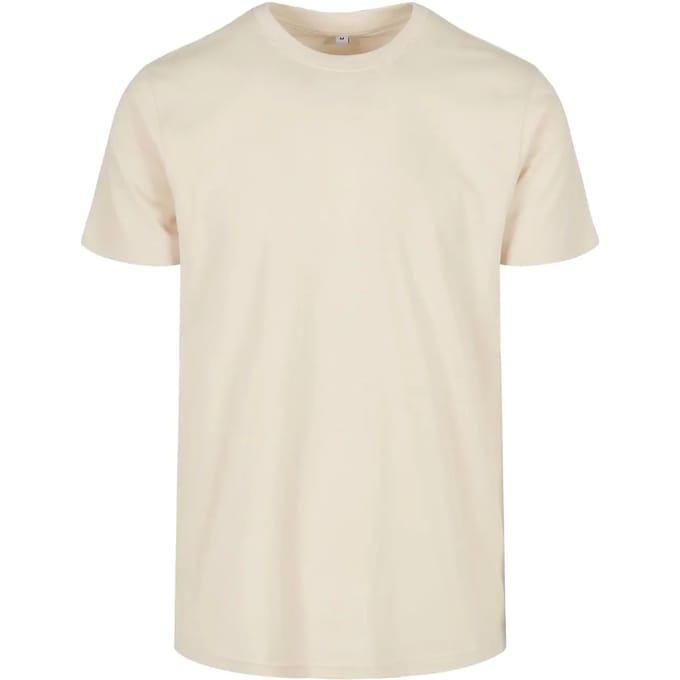 Build your Brand Basic Round Neck T-Shirt BYBB010 - Sand - 3XL