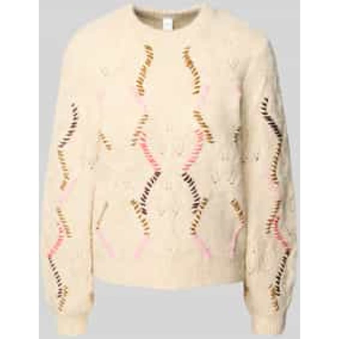 Regular fit gebreide pullover met wol model 'GABBI'