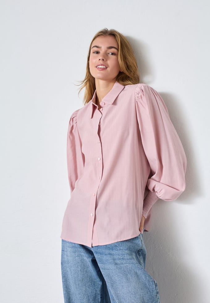 SISTERS POINT Viada-sh - Dames Blouse - Mauve - Maat S