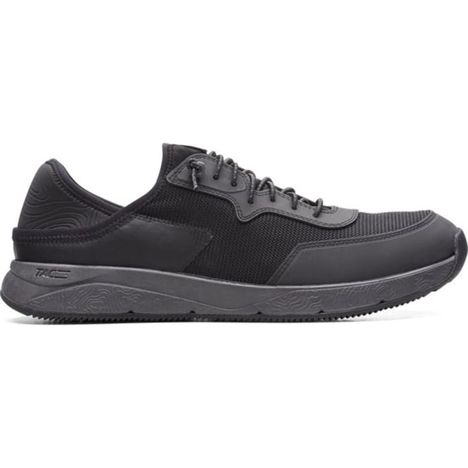Clarks - Maat 40 - Davis Low Heren Sneakers - Black Combi