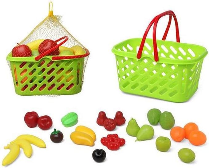 Mand met fruit Groen (27 Pcs)