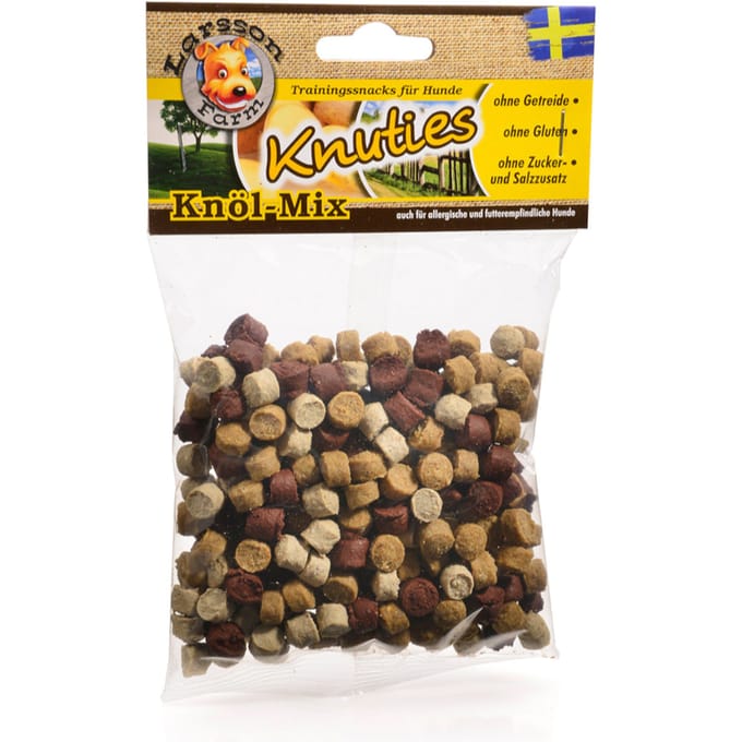 Larsson Boerderij Knuties - Voordeelpakket: 3 x 1 Stk. Knöl-Mix (4 Soorten, 150 g)