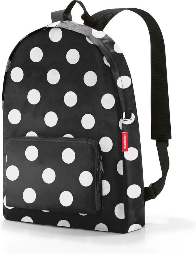 Reisenthel Mini Maxi Rucksack Rugzak - Opvouwbaar - 14L - Dots Wit