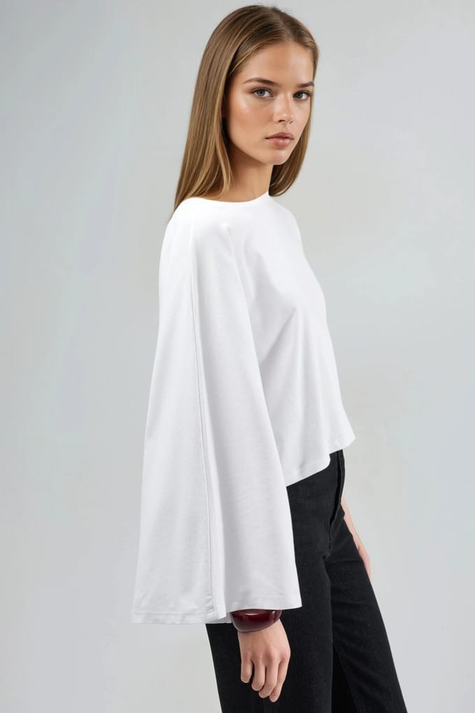 Losse Fit Bootneck Blouse