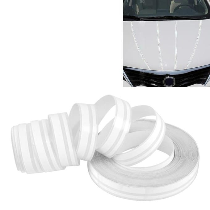 12 mm x 9,8 m zelfklevende decoratieve streeptape voor auto's