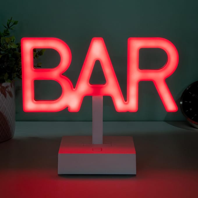 Neon Barlamp van Paladone