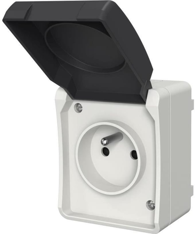2P+T contactdoos - GAO - Aquatop - IP54 - Waterdicht, water-/stofdicht