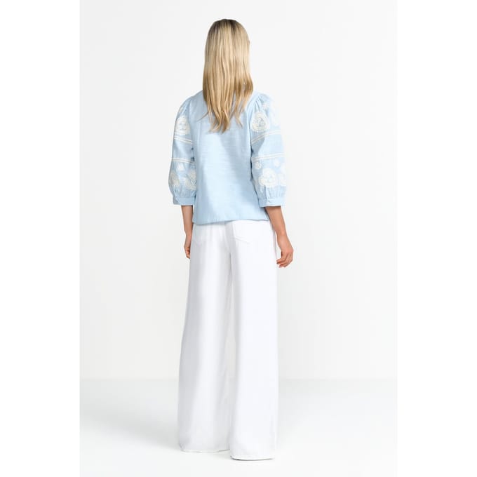 Rich & Royal Marlene White Lyocell Denim Taglia: W31L32 | Pantaloni Outlet | Donna | Bianco
