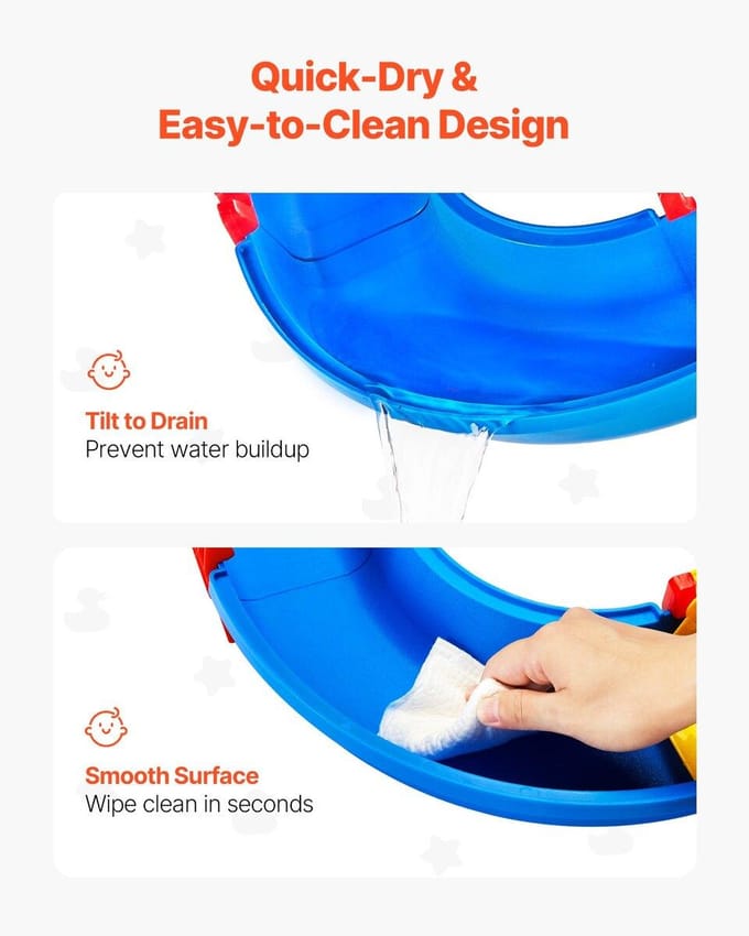 Table à eau pour tout-petits Activité pour enfants Jouet de cours d'eau pour 3 ans et plus Garçon Fille