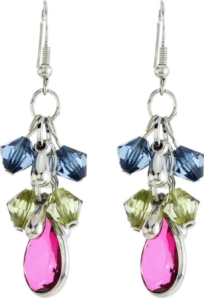 Behave - Oorhangers - Multikleur druppel - Statement stijl - Zomerlook