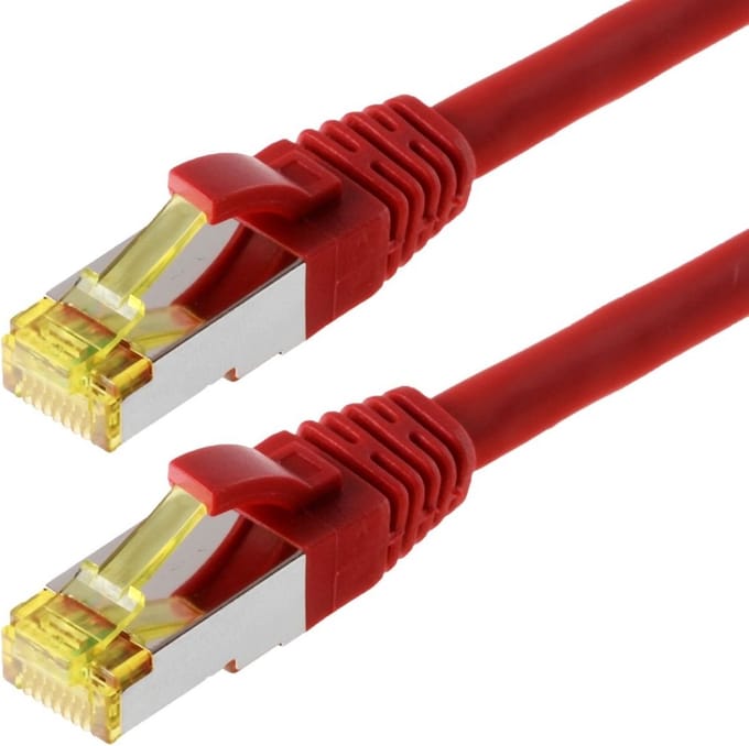 Patchkabel S/FTP Cat 6a rot 5,0m