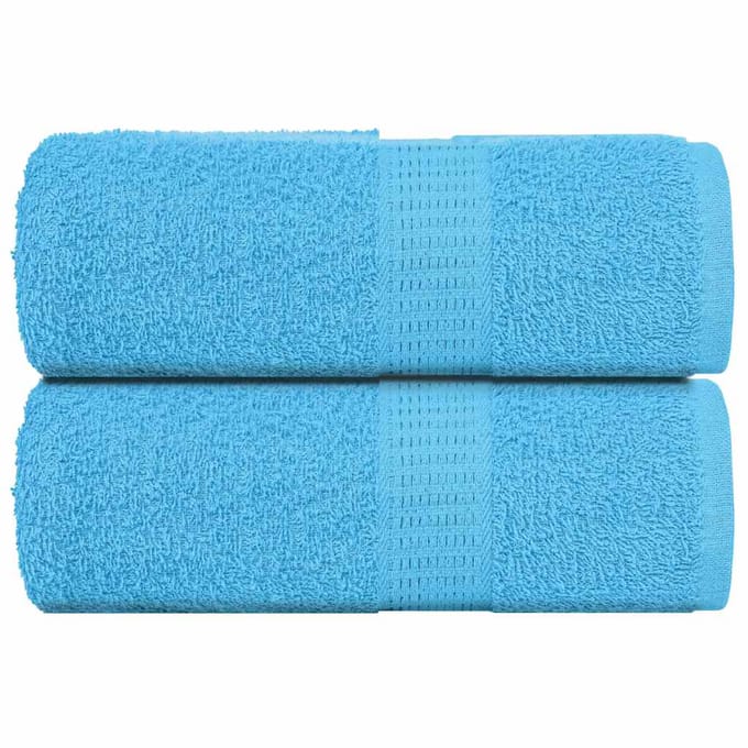 vidaXL - Gastendoekjes - FROGN - 2 - st - 30x50 - cm - 360 - g/m² - turquoise