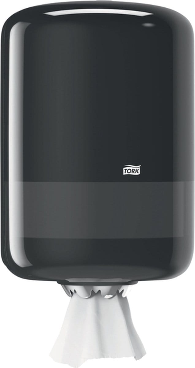 Poetspapierdispenser Tork M2 Elevation zwart 559008 | 75 stuks