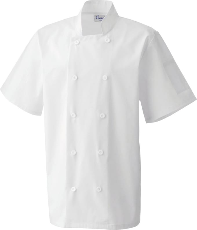 Schort/Tuniek/Werkblouse Unisex 3XL Premier White 65% Polyester, 35% Katoen