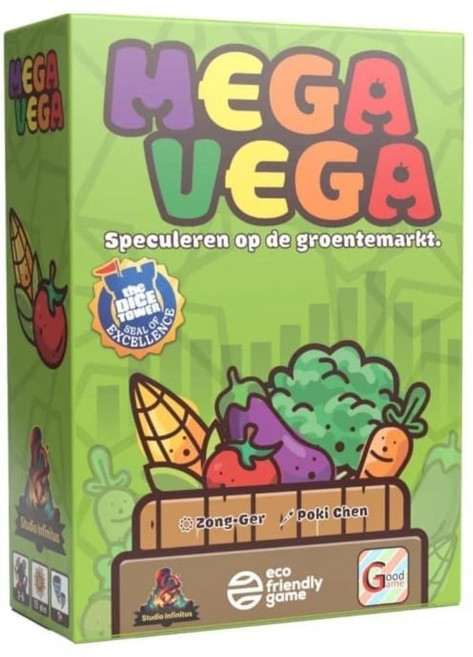 Studio Infinitus strategisch spel Mega Vega groentemarkt.