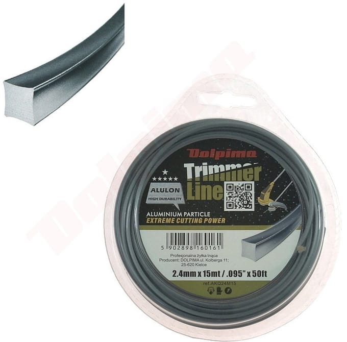 Maaidraad ALULON SQUARE 2,4MM/ 15M Merk BPC Parts