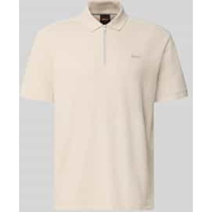 Regular fit poloshirt van 100% katoen model 'Pe_RibNylon'