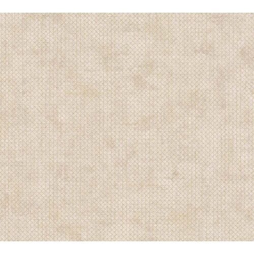 GRAFISCH BEHANG | Ruitjes - goud beige - A.S. Création The Bos
