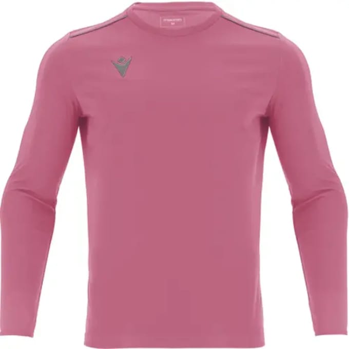 Macron Rigel Hero Voetbalshirt Lange Mouw Kinderen - Roze | Maat: 152