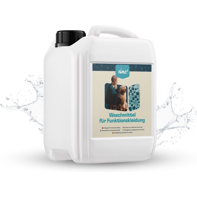 nimo® wasmiddel voor functionele kleding • reinigt betrouwbaar zonder geur- en kleurstoffen 2,5