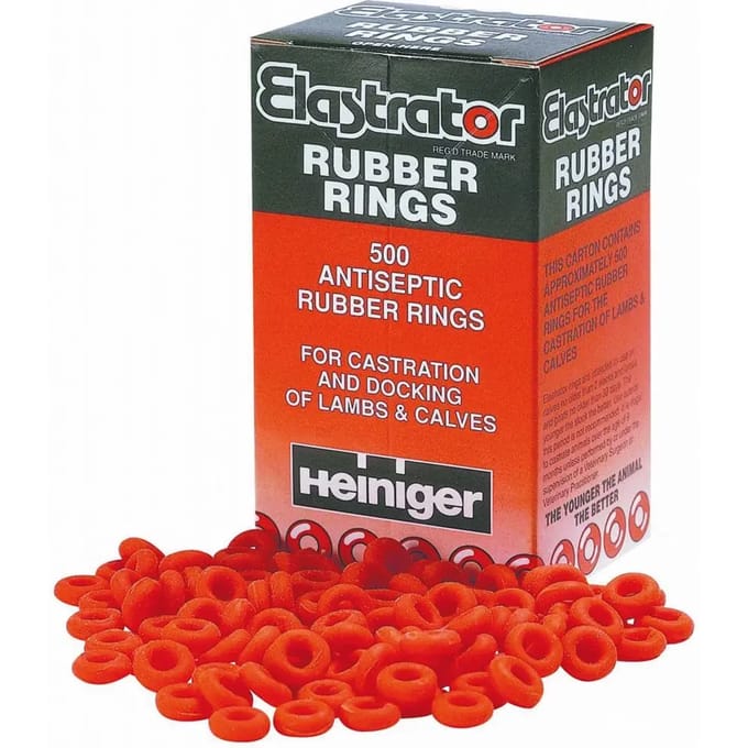 Rubberen ringen Heiniger Elastrator (x500)