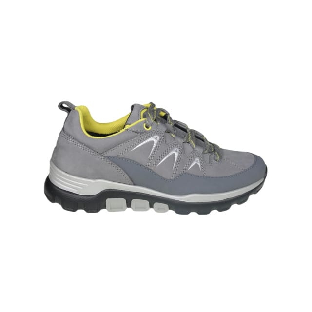 Gabor rollingsoft sensitive 96.925.49 - dames rollende wandelsneaker - Grijs - maat 42 (EU) 8 (UK)