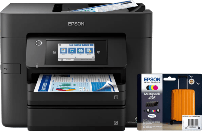 Epson WorkForce WF-4830DTWF + 1 set extra cartridges