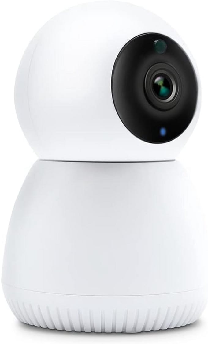 Slimme 360 Graden WiFi Binnen Camera met Nachtzicht en Bewegingsdetectie