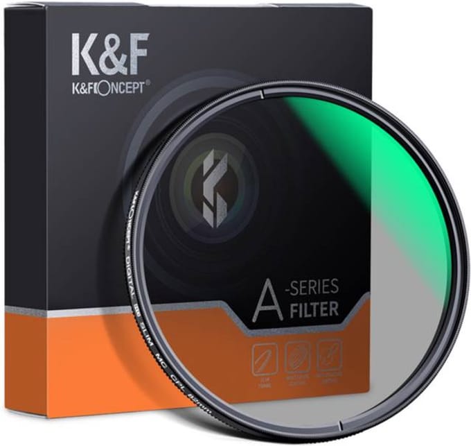 K&F Concept 37mm circulair polarisatiefilter Nano-A MC slim CPL