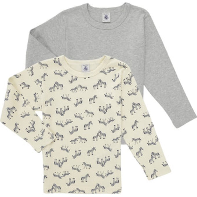 Petit Bateau  T-Shirt Lange Mouw TSML X2