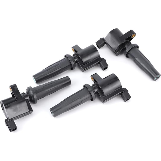 4 Stuks Bobine Vervangingsaccessoires Geschikt voor Ford C Max Escape Fusion DG522 black