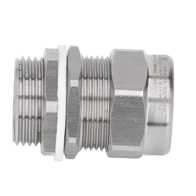 Kabelwartel 304 RVS Explosieveilig G34 Waterdicht Dubbele Afdichting Kabelconnector voor