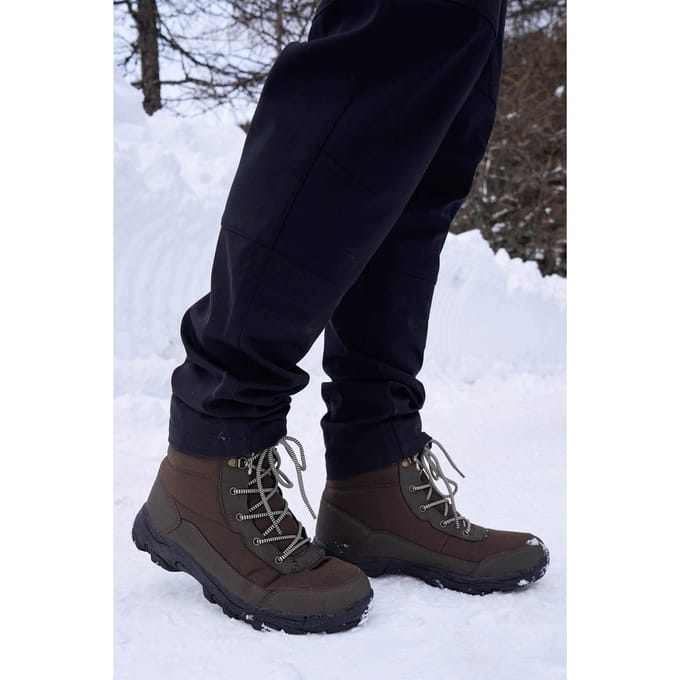 Mountain Warehouse Heren Ohio fleece gevoerde sneeuwschoenen (Bruin)