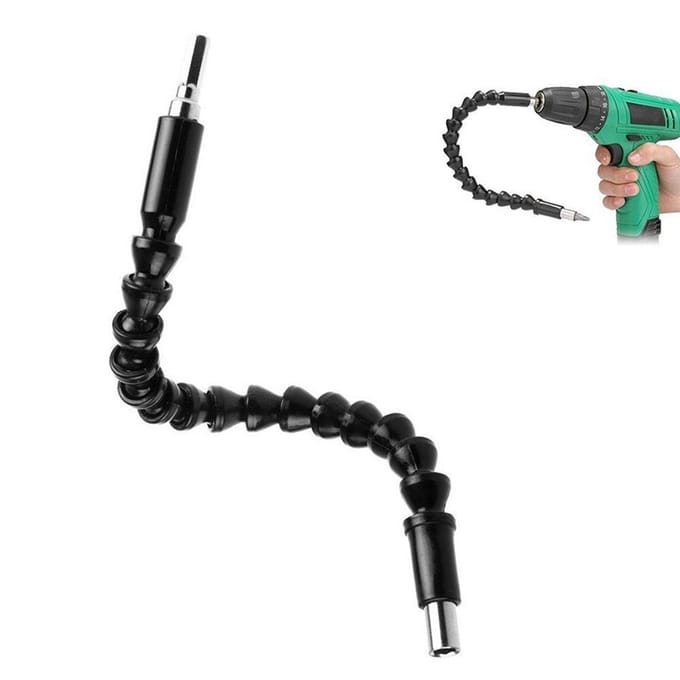 Flexibele Verlengschroevendraaier, 11,6 inch Verlengschroevendraaier Boorhouder met Magneet
