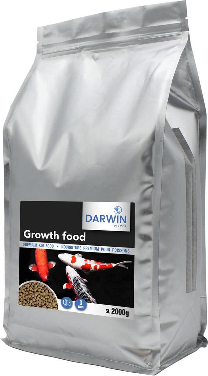 Darwin Premium Growth Food 3 mm - Vijvervoer - 5 l