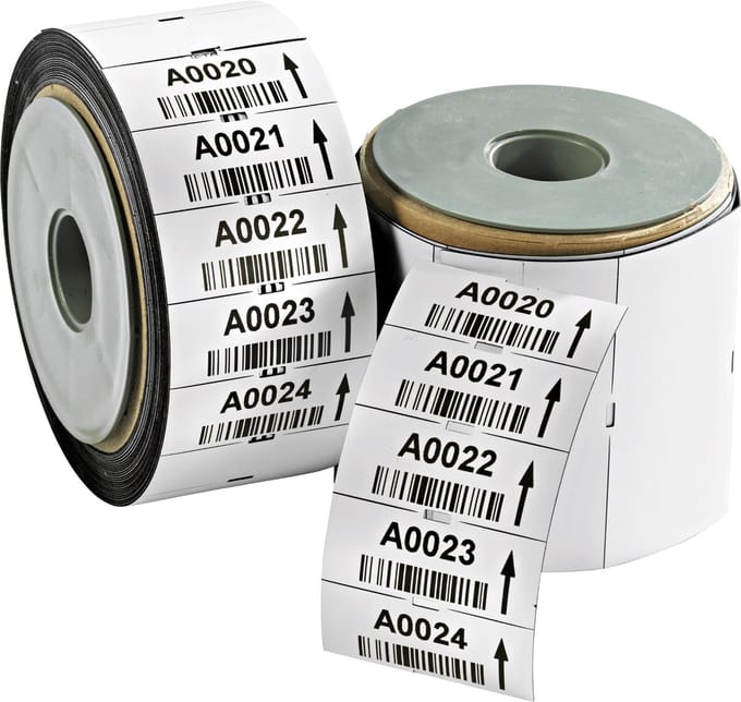 COROSTOC TT magnetische etiketten om zelf te bedrukken (300 st.: 100 x 50 mm / 15meter)