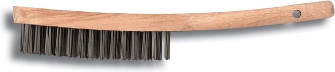 CROP Staalborstel Hout
