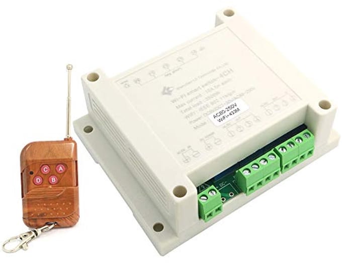 4-weg wifi-afstandsbediening met timer en zelf-hold functie
