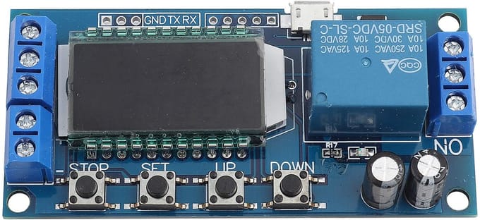 Allecto - Elektronische Relay Module - Timer Schakelaar - Vertraging en Backward Bescherming - Compact formaat - Betrouwbare schakelaar - Ideaal vo...
