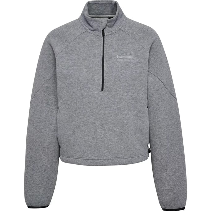 Hummel damesfleecejas Hmltech Fleece Women Boxy Half Zip 228167