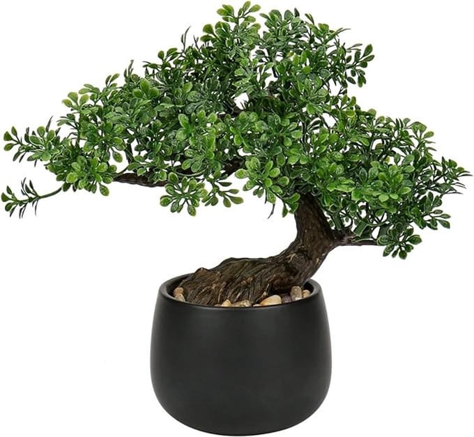 Kunstmatige bonsaiplant in keramische pot, 25 cm