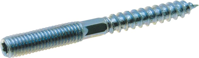 Stokeind van verzinkt staal - M8x150 Zeskant Torx 25
