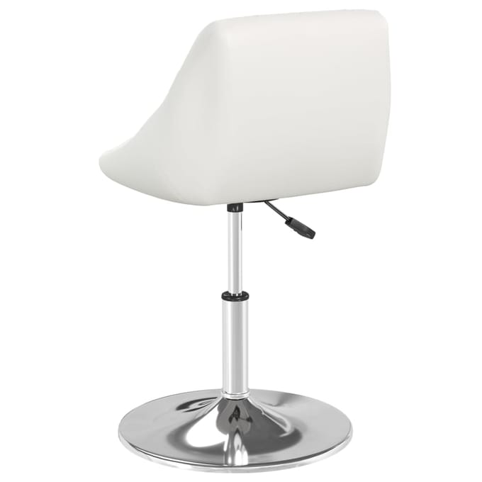 vidaXL - Barkruk - kunstleer - wit
