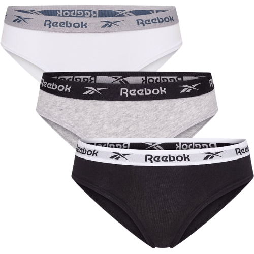 Reebok slips Carina zwart/wit/grijs gemêleerd S