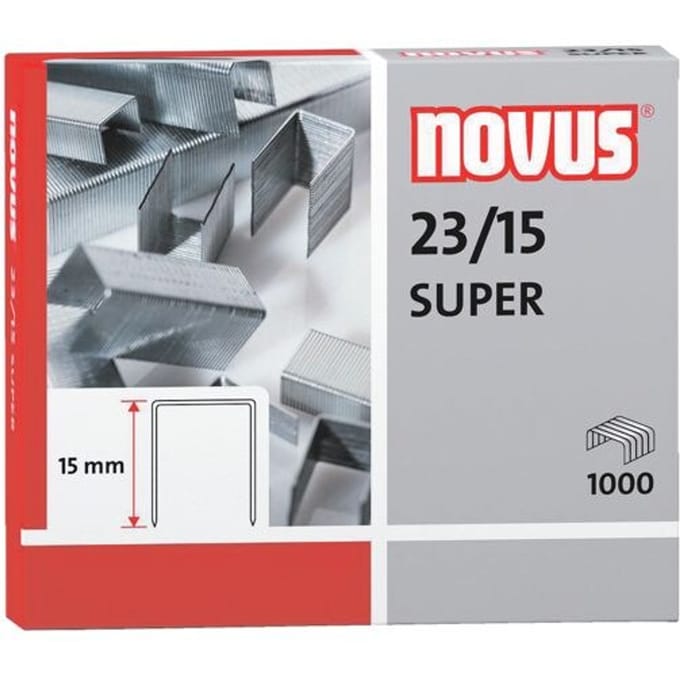 nietjes Novus 23/15 super doos à 1000 stuks
