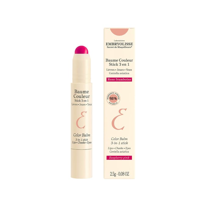 Embryolisse Color Balm 3-in-1 Stick | Raspberry Pink | Lippenbalsem 2.5 gr