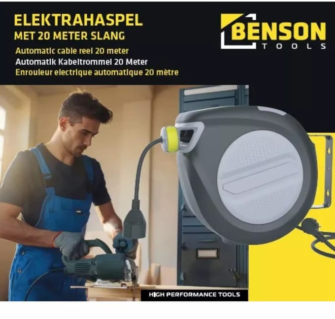 Benson Luchtslanghaspel 25 meter