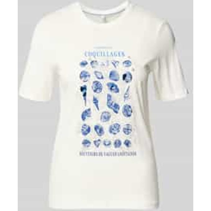 regular fit T-shirt van puur katoen model 'KITA'