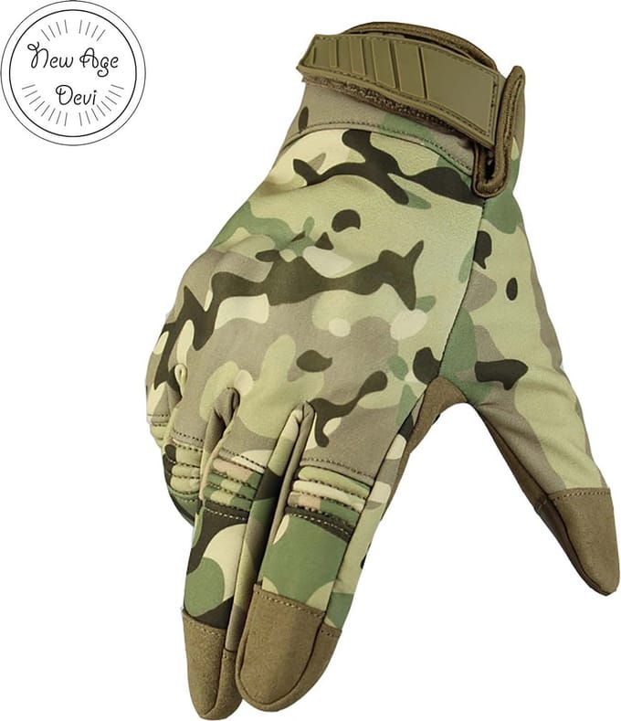 Militaire handschoenen - Camouflage - Large - Handbescherming